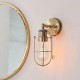 67553-100 Bathroom Antique Brass Wall Lamp