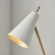 64830-100 Satin Gold & Matt White Table Lamp
