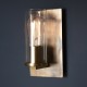 63757-100 Bronze Patina Wall Lamp with Clear Glass