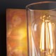 63759-100 Copper Patina Wall Lamp with Clear Glass