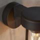63776-100 Outdoor Brushed Bronze Wall Lamp with Clear Glass