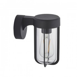 63778-001 Outdoor Matt Black Wall Lamp with Clear Glass 63778-001 Outdoor Matt Black Wall Lamp with Clear Glass