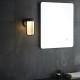 63781-100 Outdoor Matt Black LED Wall Lamp with Frosted Glass