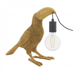 63794-001 Vintage Gold Toucan Table Lamp 63794-001 Vintage Gold Toucan Table Lamp