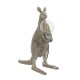63797-100 Vintage Silver Kangaroo Table Lamp
