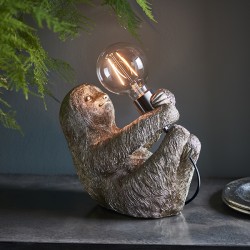63799-001 Vintage Silver Sloth Table Lamp
