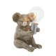 63800-100 Vintage Silver Koala Table Lamp