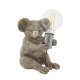 63800-100 Vintage Silver Koala Table Lamp