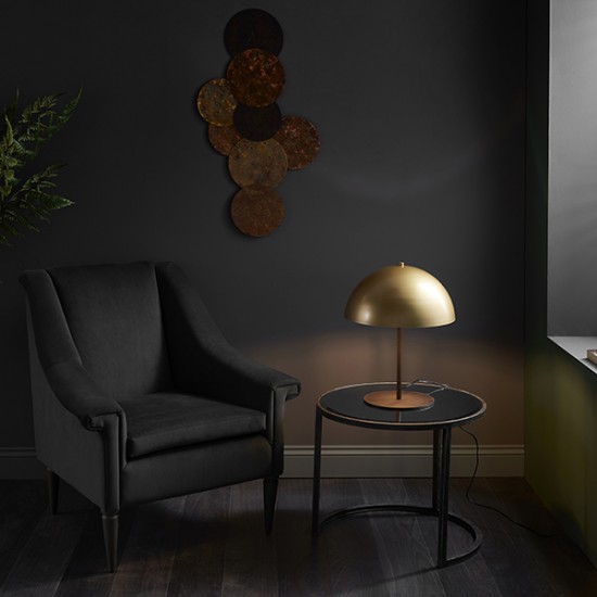 63811-100 Soft Gold & Dark Bronze Table Lamp 63811-100 Soft Gold & Dark Bronze Table Lamp