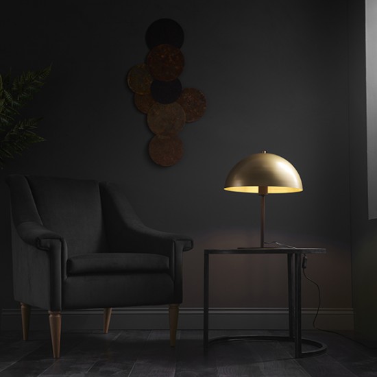 63811-100 Soft Gold & Dark Bronze Table Lamp 63811-100 Soft Gold & Dark Bronze Table Lamp