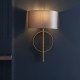 63841-100 Antique Gold Wall Lamp with Mink Satin Shade 63841-100 Antique Gold Wall Lamp with Mink Satin Shade
