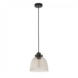 63855-001 Black Chrome Pendant with Smoked Grey Tinted Glass 63855-001 Black Chrome Pendant with Smoked Grey Tinted Glass