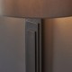 63870-100 Brushed Bronze Wall Lamp with Mink Satin Shade