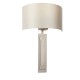 63870-100 Brushed Bronze Wall Lamp with Mink Satin Shade