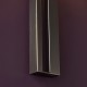 63881-100 Brushed Bronze Wall Lamp with Mink Satin Shade