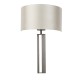 63881-100 Brushed Bronze Wall Lamp with Mink Satin Shade