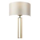 63884-100 Matt Antique Brass Wall Lamp with Mink Satin Shade