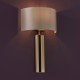 63884-100 Matt Antique Brass Wall Lamp with Mink Satin Shade