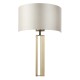 63884-100 Matt Antique Brass Wall Lamp with Mink Satin Shade