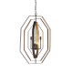 63885-100 Aged Bronze & Gold 4 Light Pendant 63885-100 Aged Bronze & Gold 4 Light Pendant