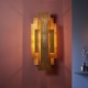 63898-100 Antique Gold Leaf Wall Lamp 63898-100 Antique Gold Leaf Wall Lamp
