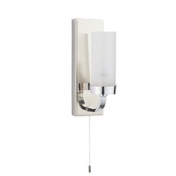 63900-001 Chrome Wall Lamp with Frosted Glass