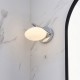 66155-100 Bathroom Chrome Wall Lamp with Opal Glass