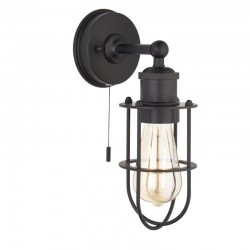 66167-001 Bathroom Matt Black Wall Lamp 66167-001 Bathroom Matt Black Wall Lamp