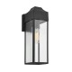 69321-100 Outdoor Black Lantern Wall Lamp