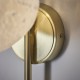 69324-100 Satin Brass Wall Lamp with Confetti Glass