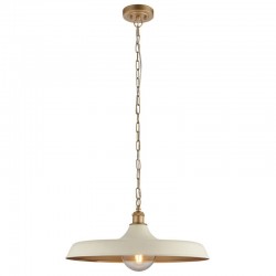 69328-001 Satin Gold Paint Pendant with Matt Warm White Shade