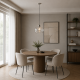 67511-001 Bright Nickel Pendant with Clear Glass