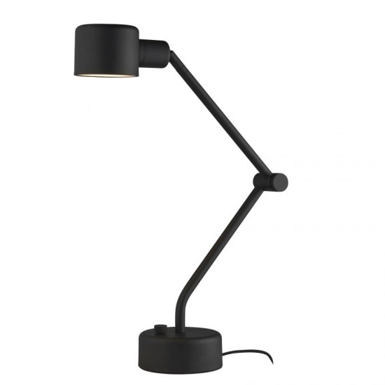 64831-100 Textured Black Table Lamp