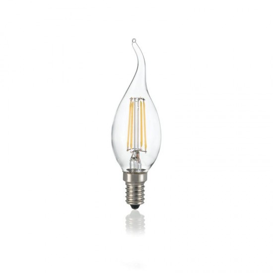 E14 Clear Candle with Tip Bulb 4W