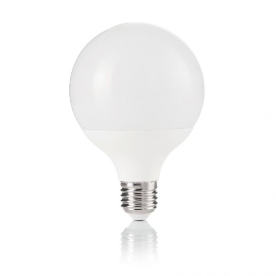 E27 White Small Globe Bulb 12W