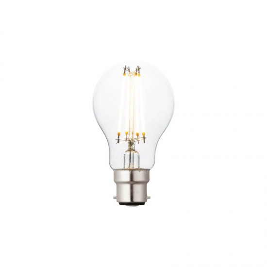 B22 Clear Classic LED Bulb 6W