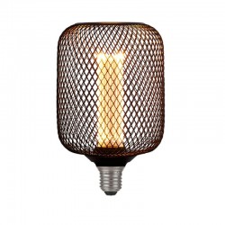 E27 Black Wire Mesh Drum Shape Bulb 3.5W E27 Black Wire Mesh Drum Shape Bulb 3.5W