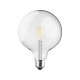 61961-006 - Free LED Big Globe Bulb Included | Satin Silver Suspension E27