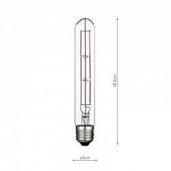 E27 DimmableClear Long Bulb 6W