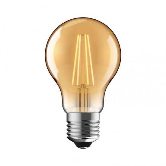 E27 Dimmable Amber Classic Bulb 6W