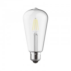 E27 Dimmable Clear Pear Shape Bulb 6W