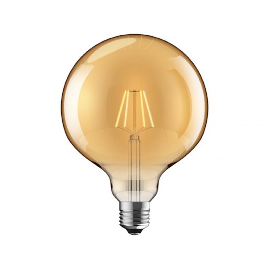 E27 Dimmable Amber Big Globe Bulb 6.5W