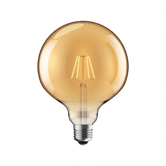 E27 Dimmable Amber Big Globe Bulb 6W